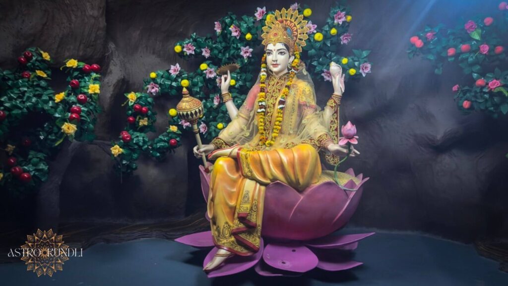 photo of goddess siddhidatri statue 