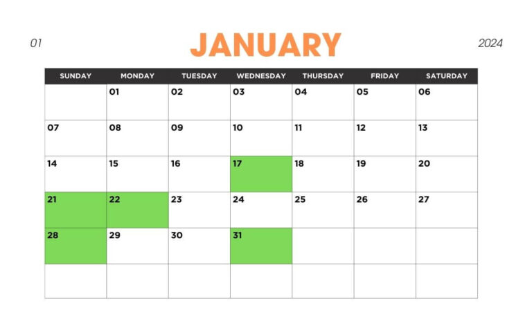 january 2024 calendar for vivah muhurat